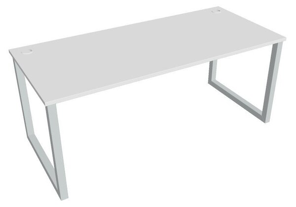 Kancelářský pracovní stůl USO 1800, bílá RAL 9016, deskaakát