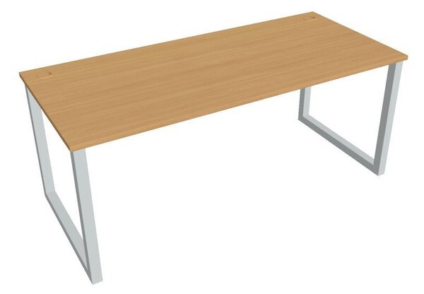 Kancelářský pracovní stůl USO 1800, bílá RAL 9016, deskaakát