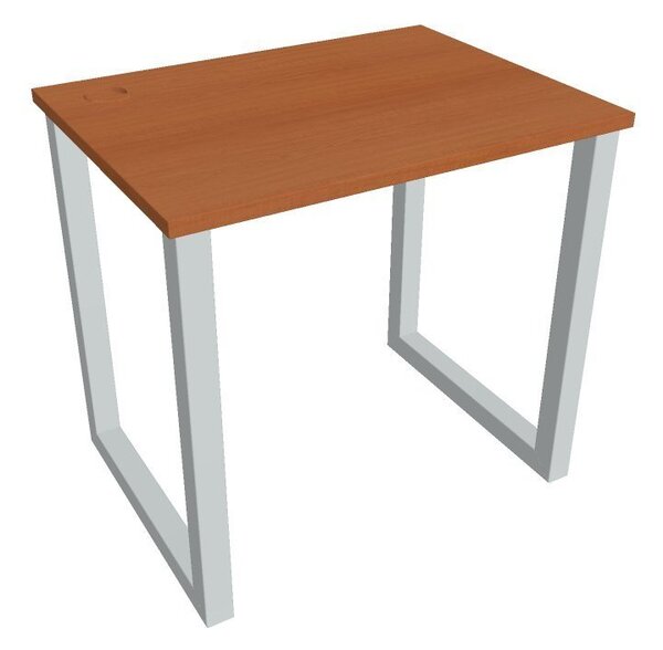Kancelářský pracovní stůl UEO 800, bílá RAL 9016, deskaakát