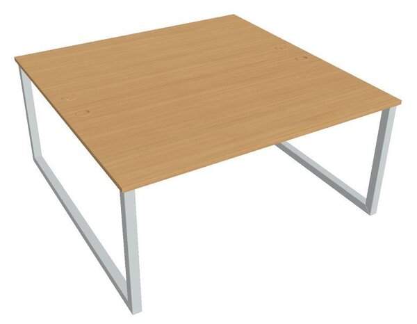 Kancelářský pracovní stůl USDO 1600, bílá RAL 9016, deskaakát