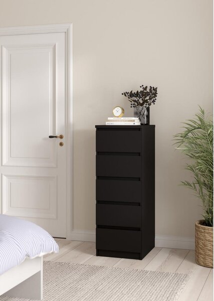 Komoda Simplicity 40 x 50 x 111,5 cm, černý mat