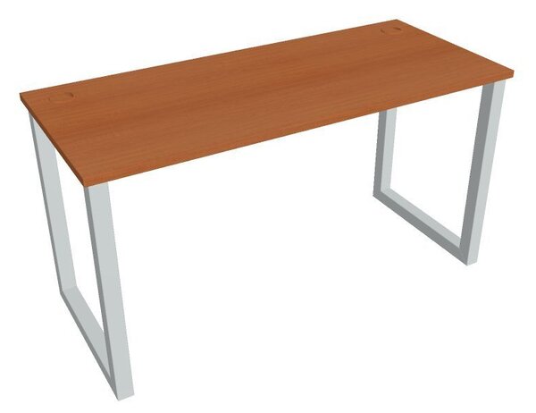 Kancelářský pracovní stůl UEO 1400, bílá RAL 9016, deskaakát