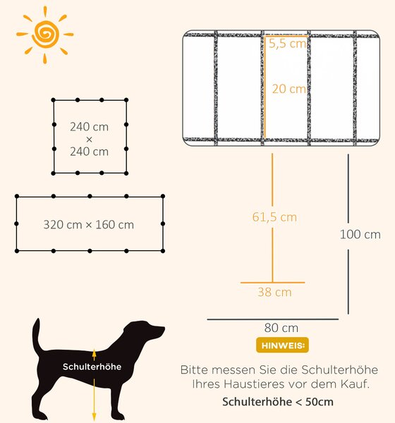 PawHut 12panelová skládací ohrádka pro štěňata — výška 100 cm, 2 zamykatelné dveře, vnitřní i venkovní | Aosom