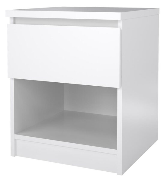 Noční stolek Simplicity, bílý lesk