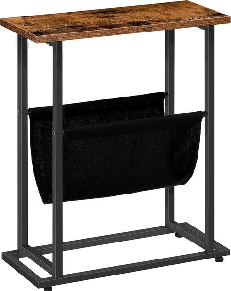 Odkládací stolek Vasagle Olmira 45 cm černý/hnědý