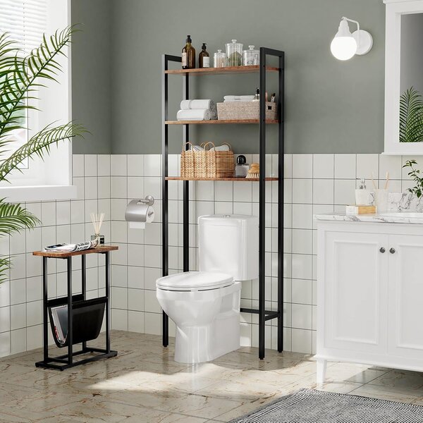 Odkládací stolek Vasagle Olmira 45 cm černý/hnědý