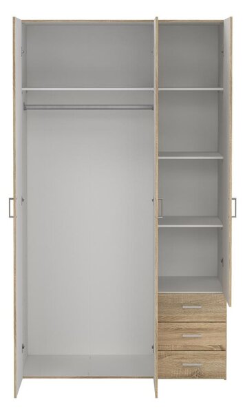 Šatní skříň Sid 115,8 x 49,5 x 200,4 cm, dub sonoma