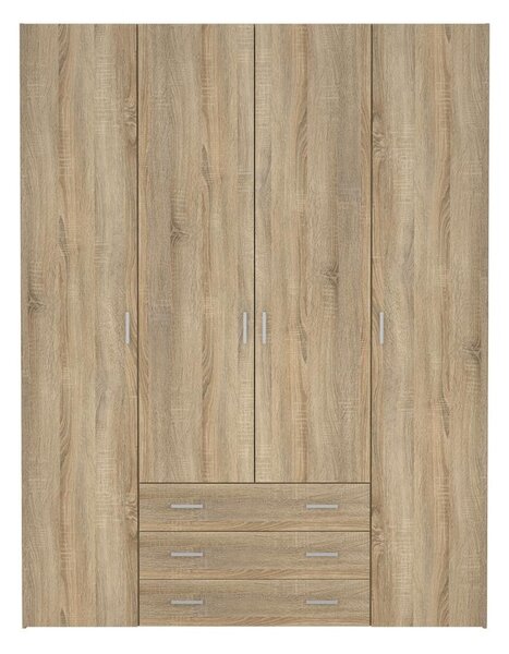 Šatní skříň Sid 154 x 49,5 x 200,4 cm, dub sonoma