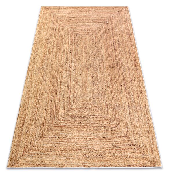 Makro Abra Kusový koberec vhodný k praní ANDRE 1017 protiskluzový béžový Rozměr: 80x150 cm