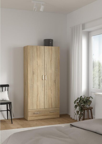Šatní skříň Sid 80 x 36 x 170 cm, dub sonoma