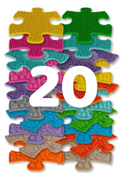 Muffik Set ortopedických podlah - Mini puzzle set