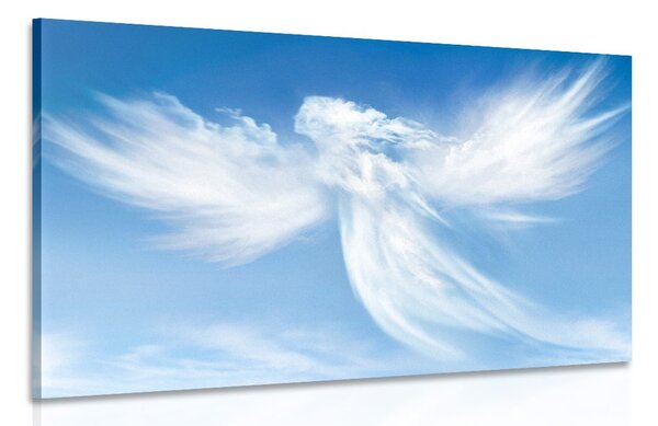 Obraz podoba anděla v oblacích