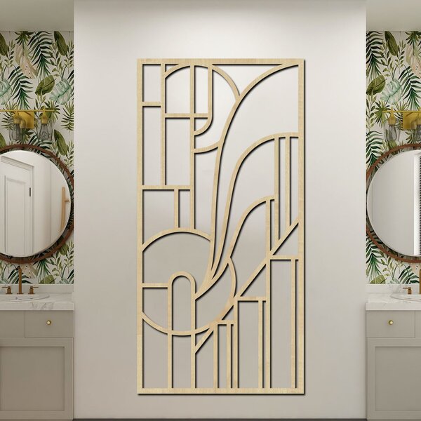 Dřevěný panel na zeď GATSBY II | Rozměry (cm): 30x60 | Zvolte barvu dekoru: Javor