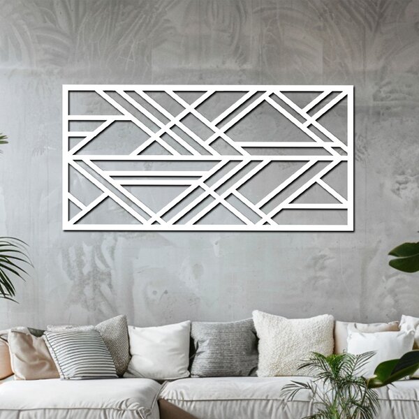 Dřevo života | Dřevěný panel GATSBY IV | Rozměry (cm): 30x60 | Barva: Bílá