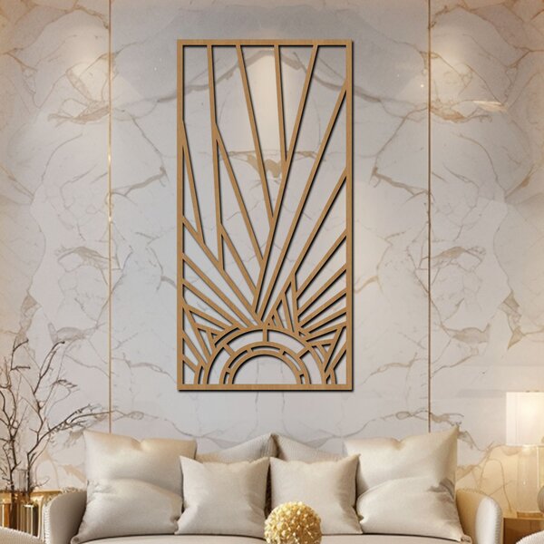 Dřevěný panel GATSBY VI | Rozměry (cm): 30x60 | Zvolte barvu dekoru: Černá