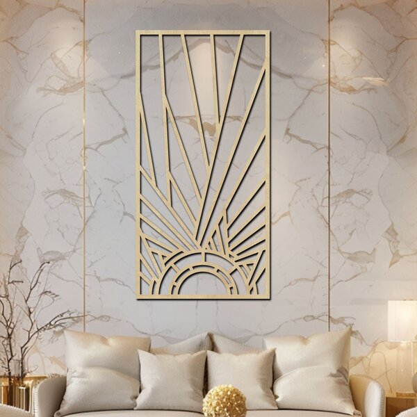 Dřevěný panel GATSBY VI | Rozměry (cm): 30x60 | Zvolte barvu dekoru: Černá