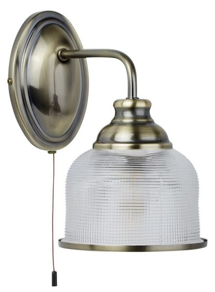 Searchlight 2671-1AB Nástěnná lampa BISTRO patina s vypínačem