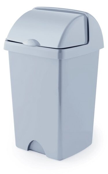 Šedý odpadkový koš z recyklovaného plastu Addis Eco Range, 25 l