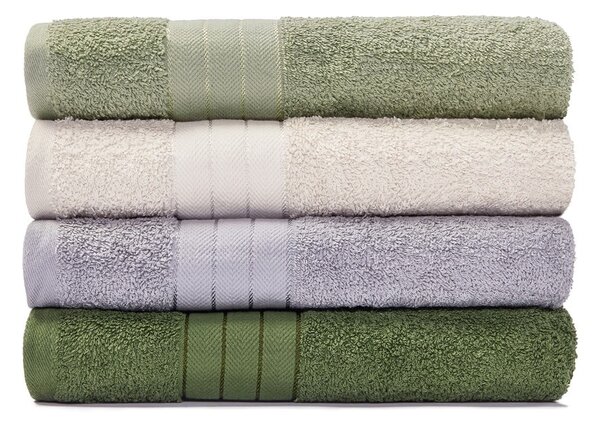 Sada 4 bavlněných ručníků Bonami Selection Firenze, 50 x 100 cm