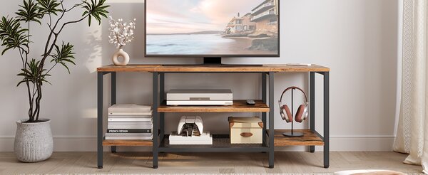 TV stolek Vasagle Werry 120 cm černý/hnědý
