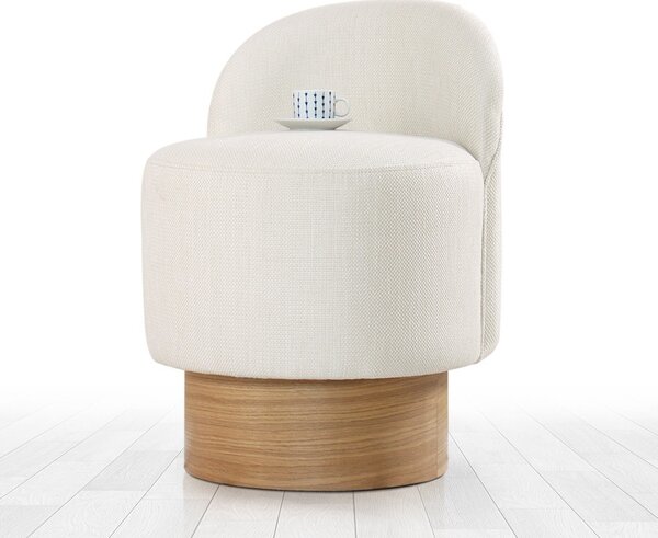 Hanah Home Taburet Barren krémový