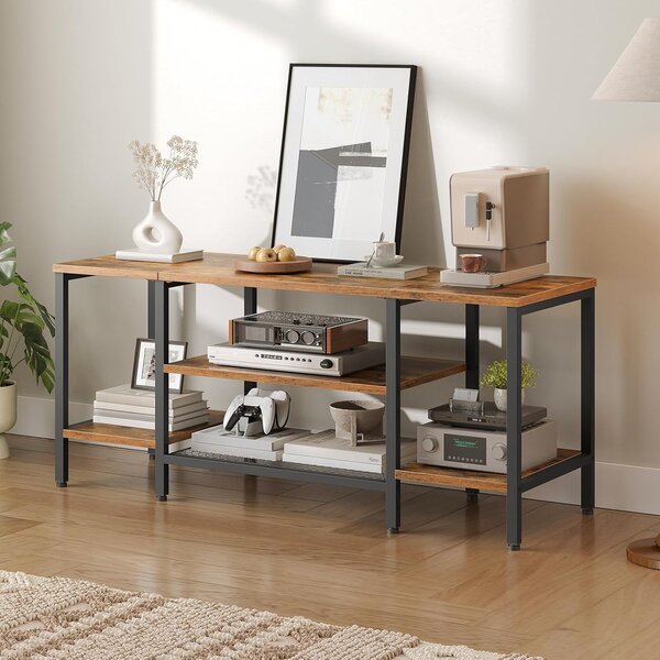 TV stolek Vasagle Werry 120 cm černý/hnědý