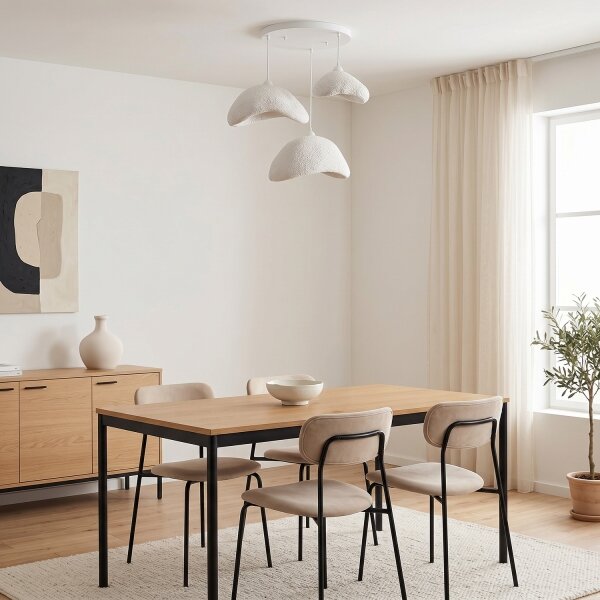 Brilagi - Lustr na lanku WABI SABI 3xE27/40W/230V pr. 82 cm bílá