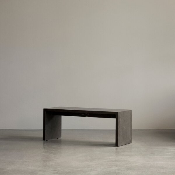 Audo CPH Hnědo šedý mramorový konferenční stolek AUDO PLINTH 100 x 35 cm