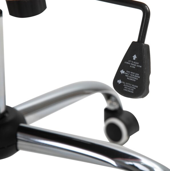 Vinsetto Kancelářská Židle, Ergonomická Židle s Područek, Polstrované Opěradlo, Výškově Nastavitelná Počítačová Židle z Umělé Kůže, Otočná Židle do Do