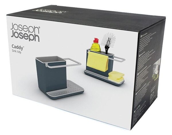 Šedý stojánek na mycí prostředky Joseph Joseph Caddy Sink Tidy