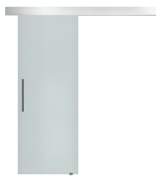 HOMCOM Skleněné posuvné dveře s madlem jednostranně matné 90 x 205 cm | Aosom