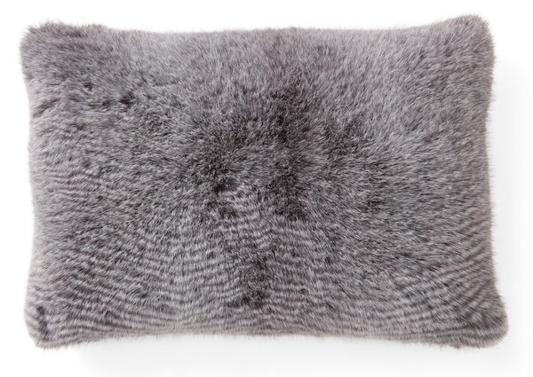 Skinnwille Home Collection Polštář Stily Grey, umělá kožešina, 60x40 cm