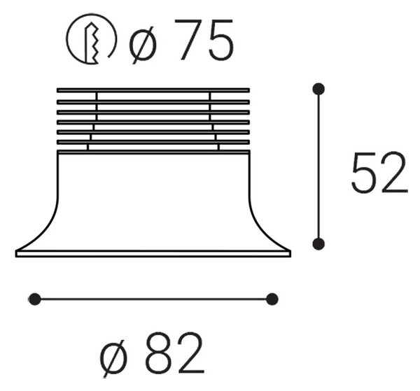 LED2 2150651 Zápustné svítidlo SPOT II C, W 9W 3000K/3500K/4000K UGR bílá