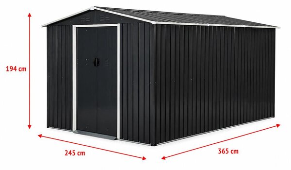 Zahradní domek na nářadí AVENBERG 2,45 x 3,65 m