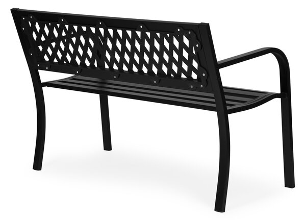 MultiGarden Zahradní lavička Mariner 120 cm černá