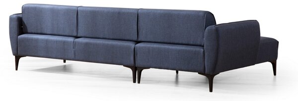 Hanah Home Rohová sedací souprava Belissimo 270 cm modrá levá