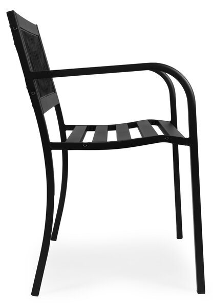 MultiGarden Zahradní lavička Mariner 120 cm černá