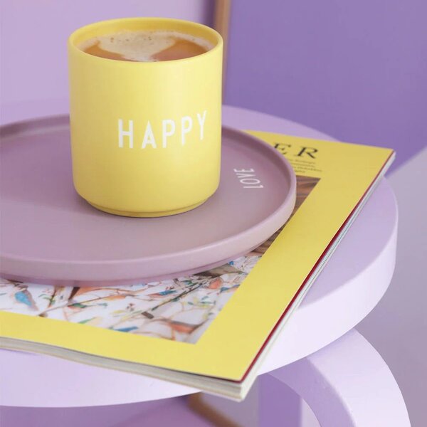 Porcelánový hrnek Yellow Happy 300 ml