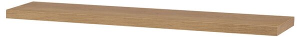 Nástěnná police 120 cm hnědá P-002 DUB