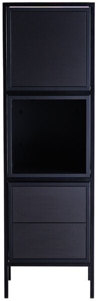 Nordic Design Černá skříňka Skipo 145 x 45 cm
