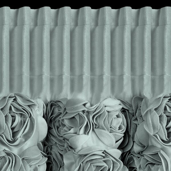 ZATEMŇOVACÍ ZÁVĚS NA PÁSCE EVA MINGE ROSES13 140X270 CM MÁTOVÁ