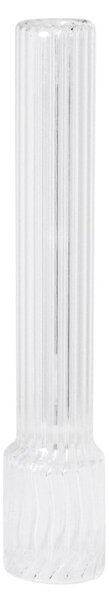 Skleněný cylindr na petrolejovou lampu Ribbed Tall