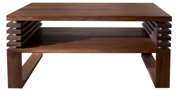 Kamohome Moderní konferenční stolek ELEGANCE z masivu Materiál: Ořech americký
