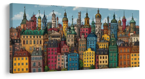Obraz historická městská architektura