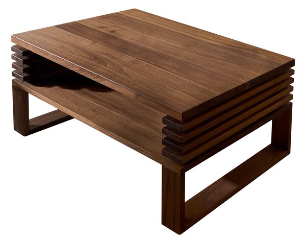 Kamohome Moderní konferenční stolek ELEGANCE z masivu Materiál: Ořech americký