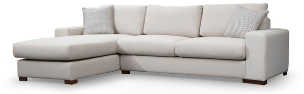 Hanah Home Rohová sedací souprava Loop 270 cm béžová levá