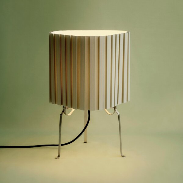 Stolní lampa HAY, Canelé, Zelená, Obývací pokoj, Tkanina / Textil, Design
