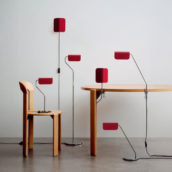 Stolní lampa HAY, Apex, Červená, Pracovna, Kov, Design