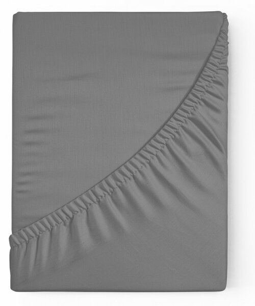 RENFORCÉ PROSTĚRADLO BASIC 100X200 CM ŠEDÉ