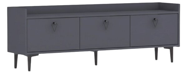 TV stolek PIENA 160 cm, antracitový